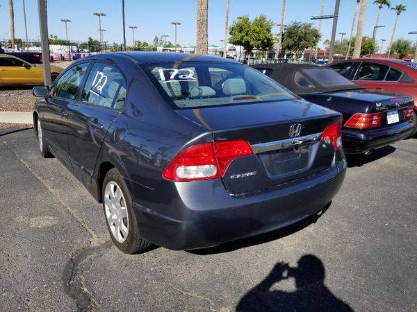 2010 Honda Civic LX Sedan 5-Speed AT FREE CARFAX ON EVERY VEHICLE for sale in Glendale, AZ – photo 3