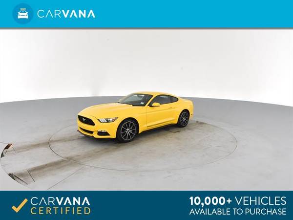 2016 Ford Mustang EcoBoost Coupe 2D coupe YELLOW - FINANCE ONLINE for sale in Atlanta, CA – photo 6