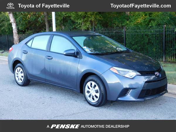 2016 *Toyota* *Corolla* *4dr Sedan CVT LE* SLATE MET for sale in Fayetteville, AR