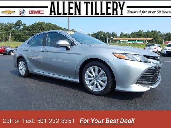 2018 TOYOTA CAMRY LE sedan SILVER - cars & trucks - by dealer -... for sale in Hot Springs, AR