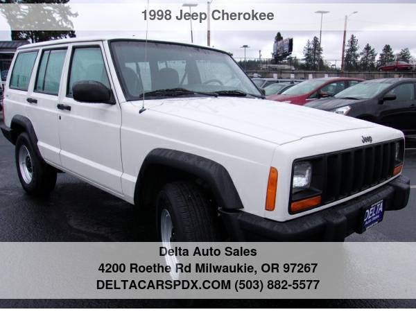 1998 Jeep Cherokee XJ 4dr SE 4WD 1 Owner 102Kmiles for sale in Milwaukie, OR