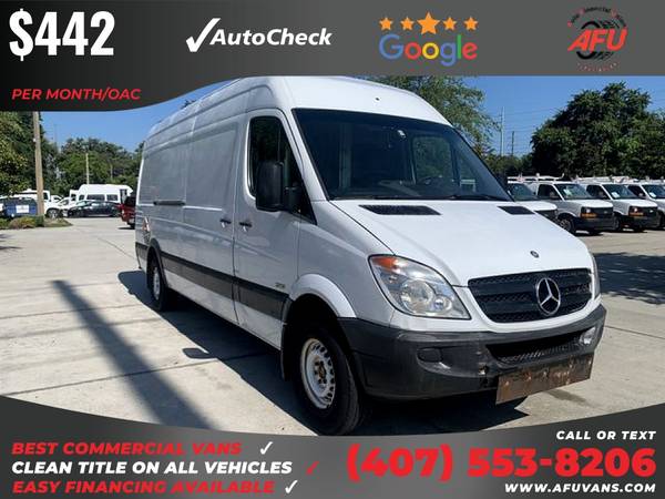 442/mo - 2012 Mercedes-Benz Sprinter 2500 Cargo Extended w170 w 170 for sale in Kissimmee, FL – photo 7