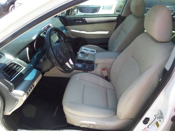 2015 Subaru Legacy 2.5i awd new brakes all records white/cream auto for sale in Escondido, CA – photo 13
