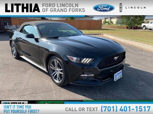 2016 Ford Mustang 2dr Conv EcoBoost Premium - cars & trucks - by... for sale in Grand Forks, ND