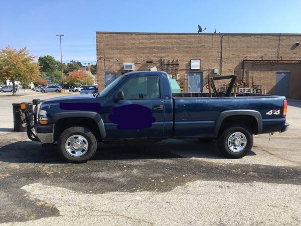 2001 Chevy 2500 Pickup Plow Truck for sale in Port Chester, NY