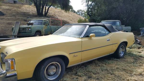 1973 Mercury Cougar Convertible for sale in Standard, CA – photo 2