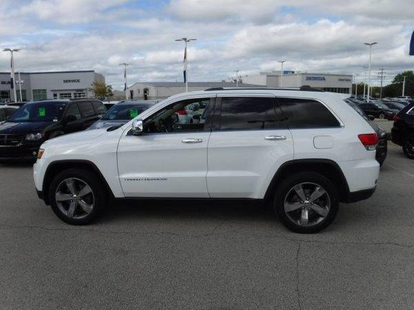 2015 Jeep Grand Cherokee SUV Limited - Bright White Clearcoat for sale in Waukesha, WI – photo 3