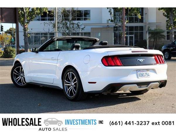 2017 Ford Mustang convertible EcoBoost Premium (Oxford White) for sale in Van Nuys, CA – photo 4