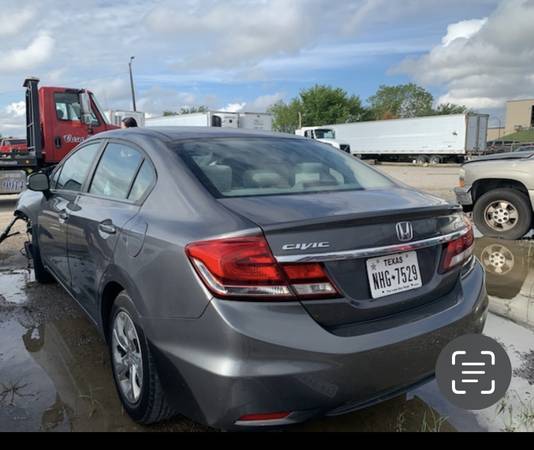 Whole 2013 Honda Civic LX & parting out just got an accident 78K for sale in Garland, TX – photo 9