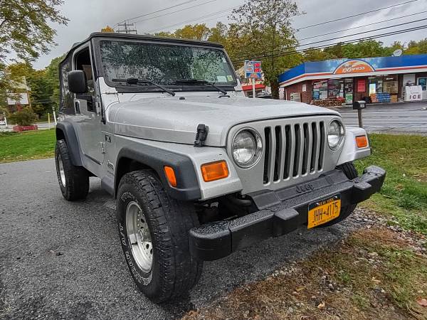 05 JEEP WRANGLER 4 0 6cyl/NO RUST - - by dealer for sale in Vails Gate, NY