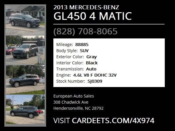 2013 Mercedes-Benz GL450 4matic with WARRANTY - cars & trucks - by... for sale in Hendersonville, NC – photo 21