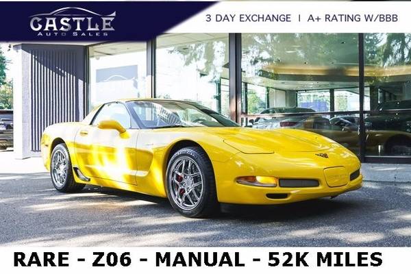 2001 Chevrolet Corvette Chevy Z06 Coupe - - by dealer for sale in Lynnwood, WA