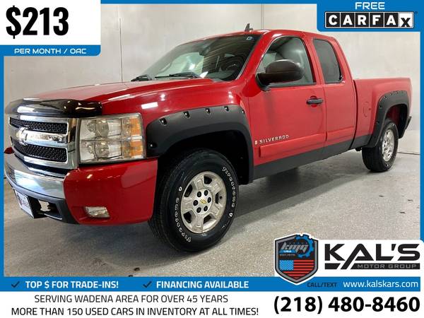 213/mo - 2008 Chevrolet Silverado 1500 LT1 4WDExtended Cab 65 ft SB for sale in Wadena, MN – photo 3