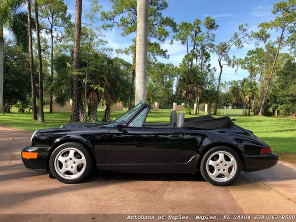 1992 Porsche 911 Carrera Convertible 60K Miles! Gray leather, Air cool for sale in Naples, FL – photo 7
