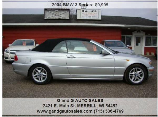 2004 BMW 3 Series 325Ci 2dr Convertible 99286 Miles for sale in Merrill, WI