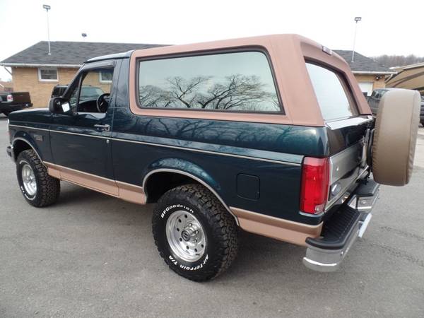 1995 *Ford* *Bronco* *Eddie Bauer 4x4* Deep Forest G for sale in Johnstown , PA – photo 16
