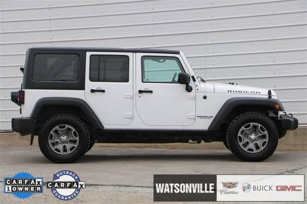 2017 Jeep Wrangler Unlimited Rubicon suv Bright White Clearcoat for sale in Watsonville, CA – photo 4