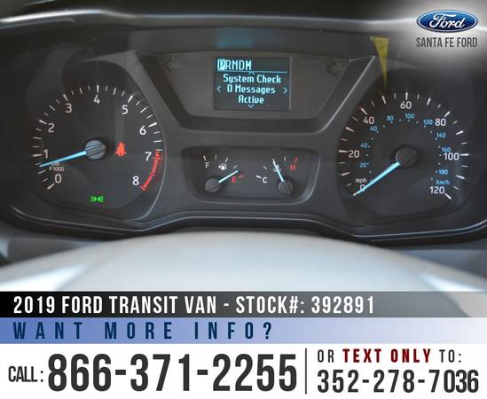 2019 FORD TRANSIT CARGO VAN *** Cruise, Camera, $5,000 off MSRP! ***... for sale in Alachua, FL – photo 11