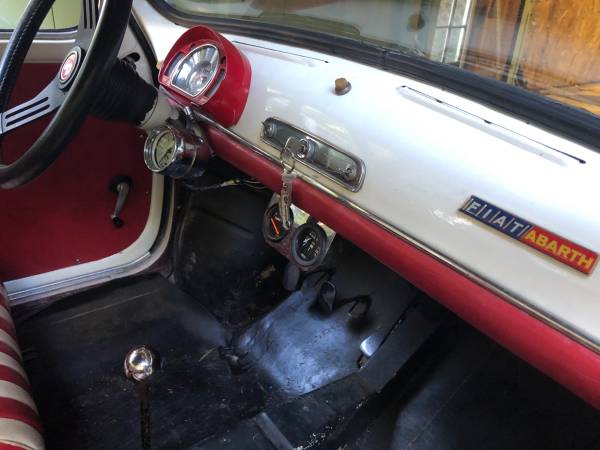 1958 Fiat 600 / Ragtop Custom , Loaded Abarth / Must see ! for sale in Felton, CA – photo 6