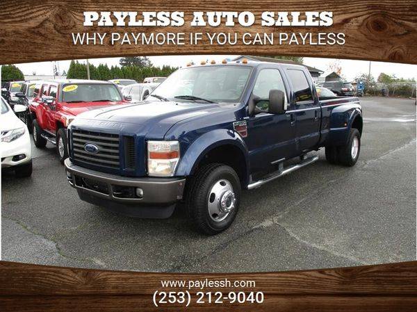 2008 Ford F-350 F350 F 350 Super Duty Lariat 4dr Crew Cab 4WD LB DRW for sale in Lakewood, WA
