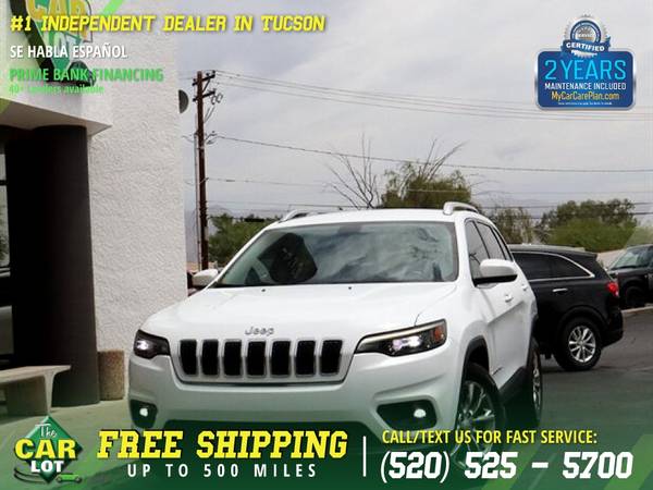 260/mo - 2019 Jeep Cherokee Latitude Plus - - by for sale in Tucson, AZ