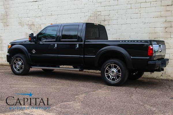 F350 Platinum Super Duty Diesel w/Nav, Heated/Cooled Seats, etc! Only for sale in Eau Claire, MN – photo 3