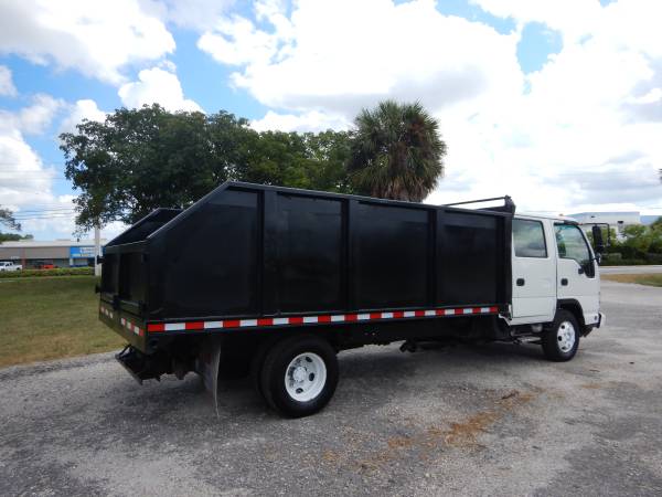 2006 Isuzu NPR Crew Dump 14ft FL Truck 5.2L Diesel 68,000K Landscape G for sale in West Palm Beach, FL – photo 10