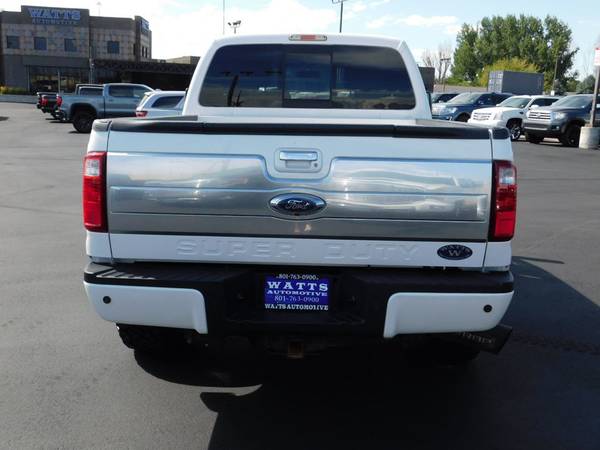 2014 *Ford* *SUPER DUTY F-350* *PLATINUM* White for sale in American Fork, UT – photo 9