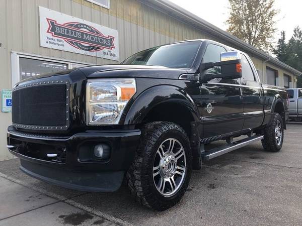 2015 Ford F-350 Super Duty Diesel 4WD F350 Platinum 4x4 4dr Crew Cab 6 for sale in Camas, OR