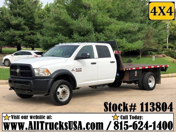 FLATBED & STAKE SIDE TRUCKS / CAB AND CHASSIS PICKUP 4X4 Gas Diesel... for sale in Rockford, IL – photo 6