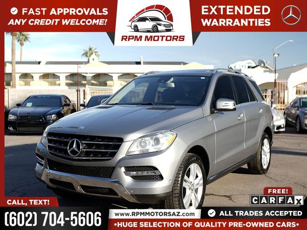 2014 Mercedes-Benz ML350 ML 350 ML-350 RWD FOR ONLY 323/mo! - cars for sale in Phoenix, AZ