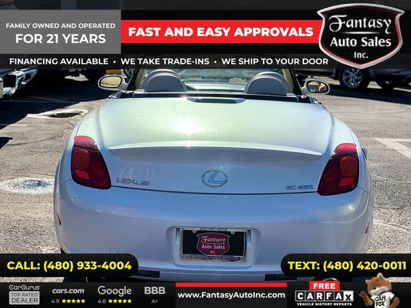 2003 Lexus SC 430 2dr 2 dr 2-dr Convertible FOR ONLY 252/mo! - cars for sale in Phoenix, AZ – photo 9