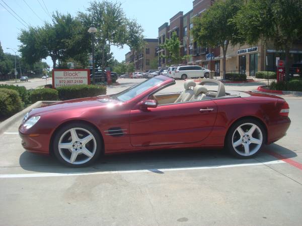 2005 MERCEDES SL500 MAROON / TAN LEATHER 139,989 ACTUAL MILES - cars... for sale in Jenks, OK – photo 4