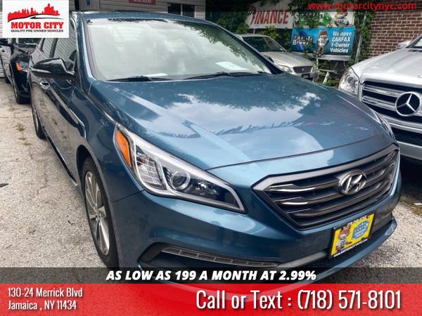 CERTIFIED 2015 HYUNDAI SONATA SPORT! CLEAN! LEATHER! KEYLESS ! RIMS!... for sale in Jamaica, NY – photo 2