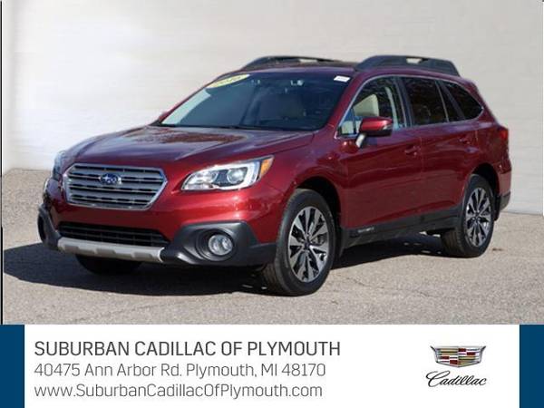2016 Subaru Outback wagon 2.5i - Subaru Venetian Red Pearl - cars &... for sale in Plymouth, MI