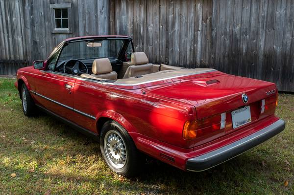 1989 BMW 325i Red Convertible for sale in East Greenwich, RI – photo 15