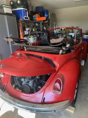 1968 VW Beetle Bug Convertible Autostick for sale in Fayetteville, AR – photo 13