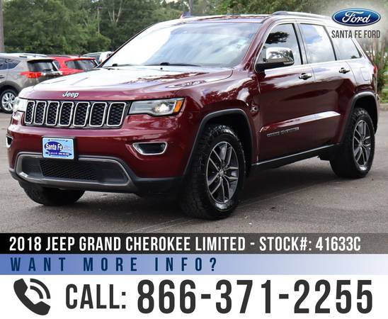 2018 JEEP GRAND CHEROKEE LIMITED Leather Seats - Bluetooth for sale in Alachua, FL – photo 3