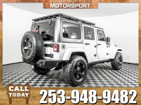 Lifted 2014 *Jeep Wrangler* Unlimited Sahara 4x4 for sale in PUYALLUP, WA – photo 5