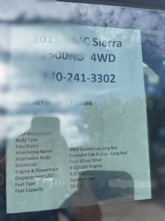2015 GMC Sierra 2500HD 4WD for sale in Grand Junction, CO – photo 7
