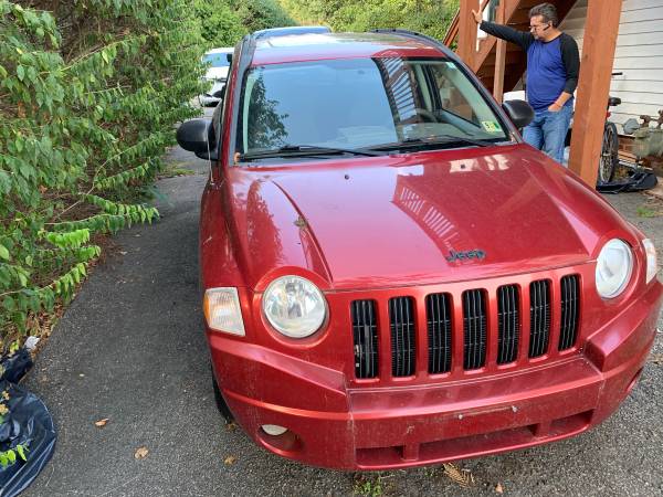 2007 red Jeep Compass (as is) for sale in Alexandria, District Of Columbia – photo 2