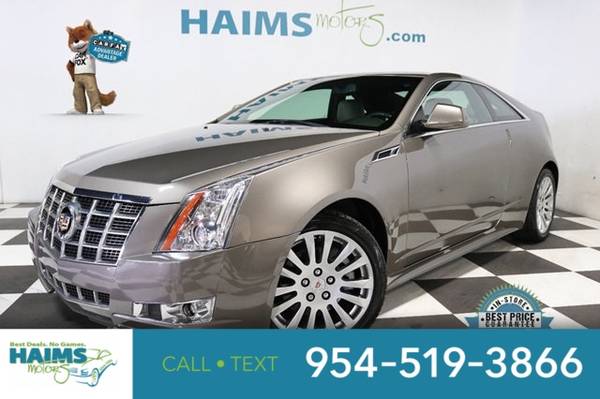 2012 Cadillac CTS 2dr Coupe Performance RWD for sale in Lauderdale Lakes, FL