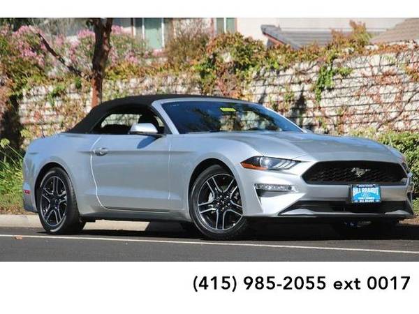 2018 Ford Mustang convertible EcoBoost Premium 2D Convertible (Silver) for sale in Brentwood, CA – photo 2