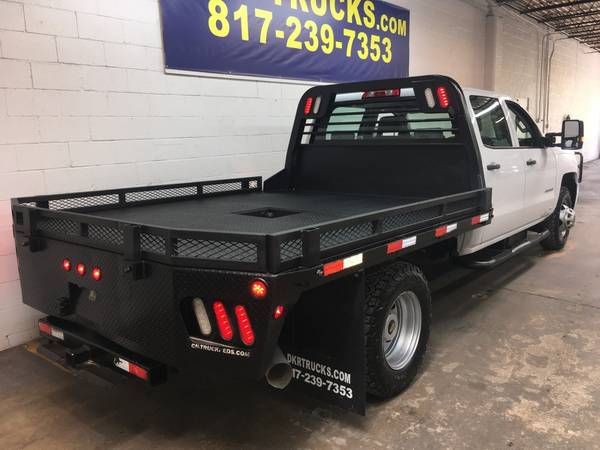 2016 Chevrolet 3500 HD Crew Cab 4x4 Diesel Service Flatbed Work Truck for sale in Arlington, TX – photo 5