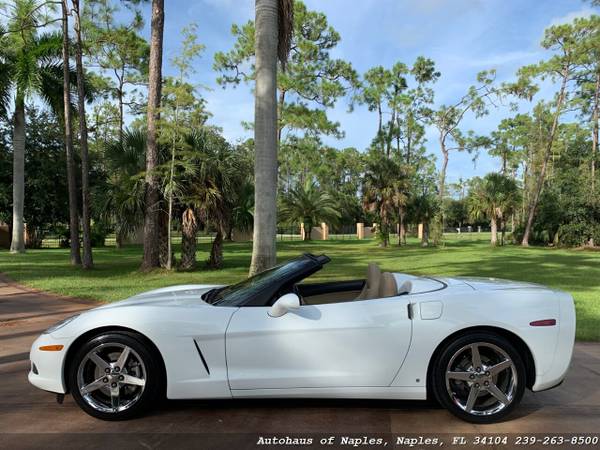 2006 Chevrolet Corvette Convertible 25K Miles! White over Beige, Autom for sale in Naples, FL – photo 6