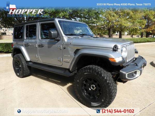 2020 Jeep Wrangler Unlimited Sahara NEW LIFT/CUSTOM WHEELS AND TIRES for sale in Plano, TX