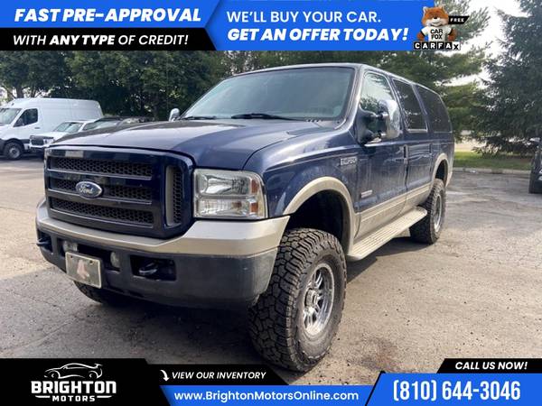 2005 Ford Excursion Eddie BauerDiesel FOR ONLY 253/mo! - cars & for sale in Brighton, MI