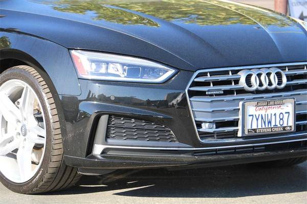 2018 Audi A5 2.0T Premium Plus coupe Mythos Black Metallic for sale in San Jose, CA – photo 4