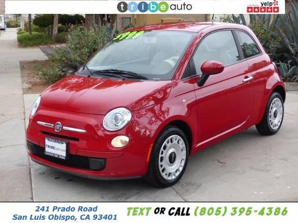 2012 FIAT 500 Pop 2dr Hatchback FREE CARFAX ON EVERY VEHICLE! for sale in San Luis Obispo, CA