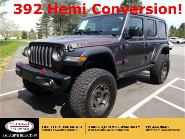 2019 Jeep Wrangler Unlimited Rubicon W/392 HEMI CONVERSION - cars & for sale in Colorado Springs, CO